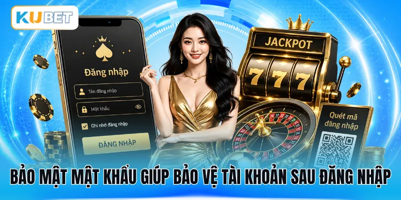 Bảo mật mật khẩu giúp bảo vệ tài khoản sau đăng nhập