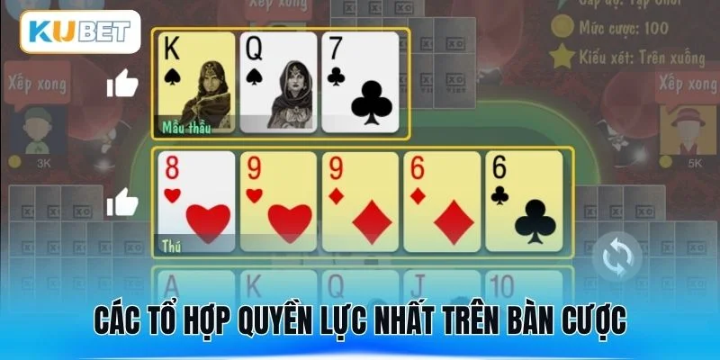 Các tổ hợp quyền lực nhất trên bàn cược